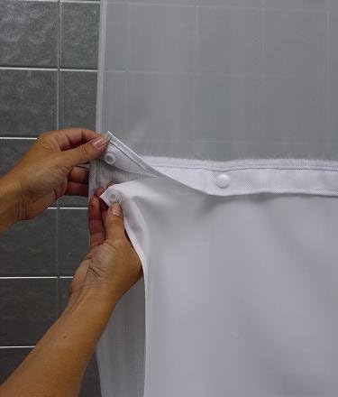 White It's a Snap Fabric Liner 70" w X 57" l